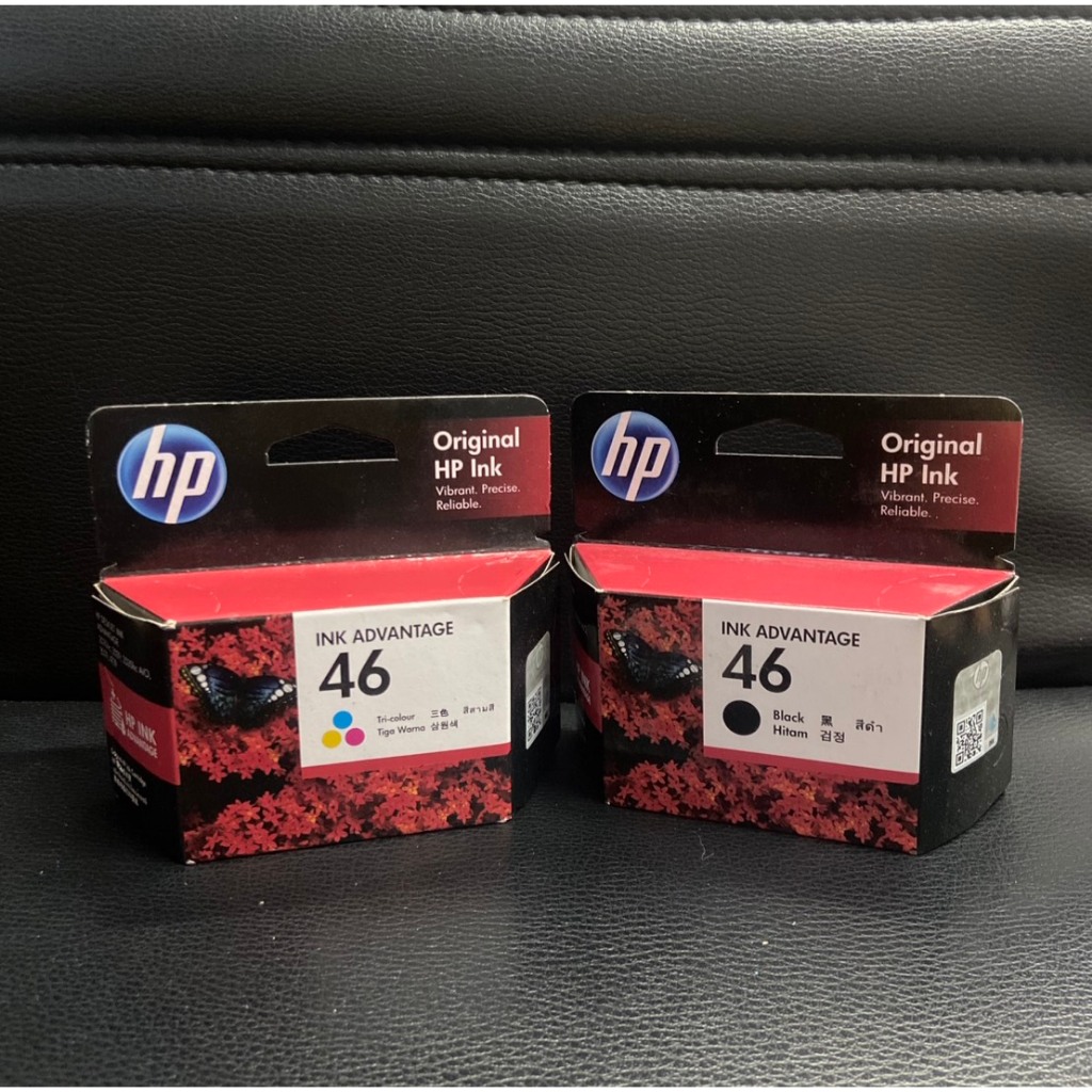 Hp 46 bk Hp 46 CO. หมึกพิมพ์ Inkjet ของแท้