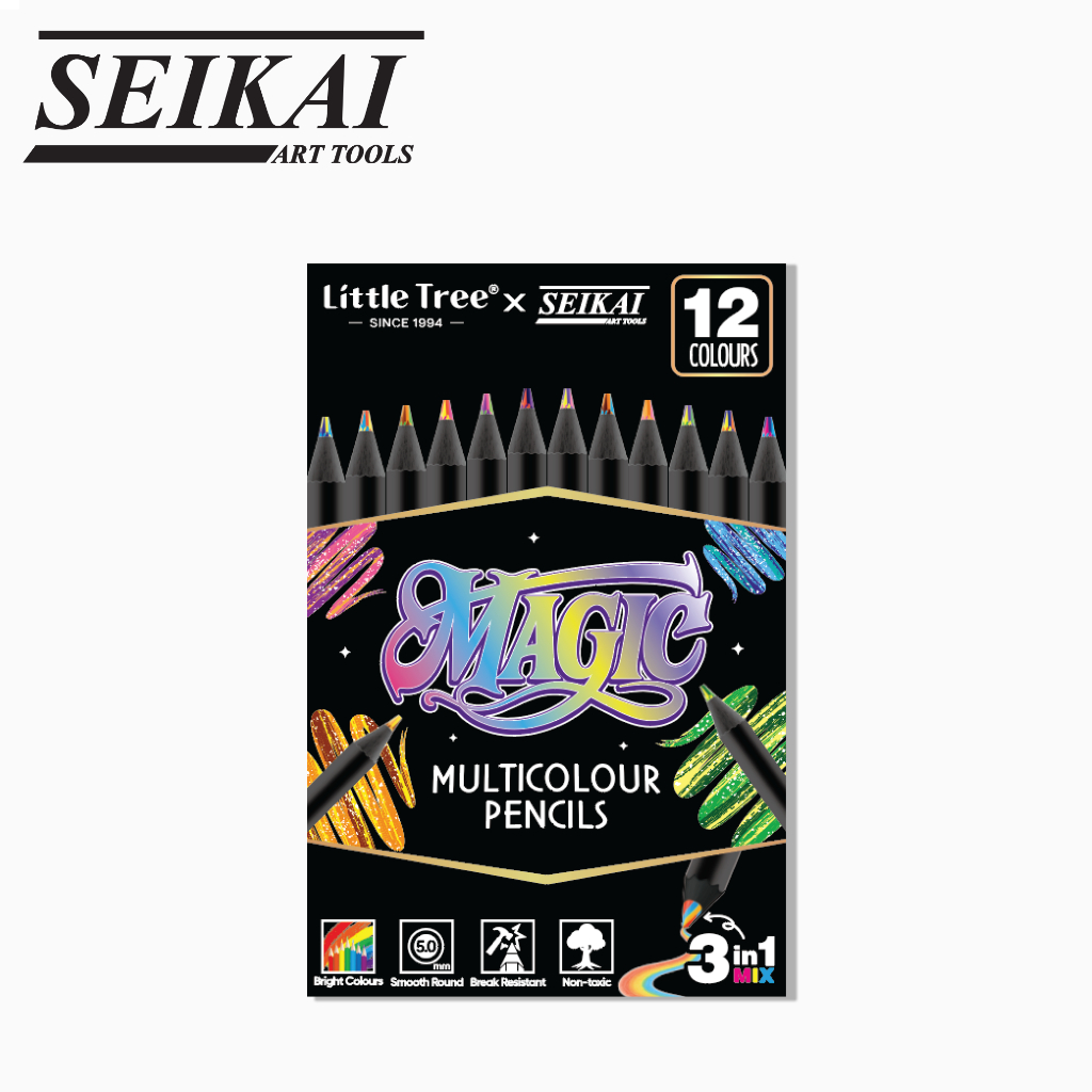 SEIKAI X Little Tree สีไม้ 12 MULTI COLOR 1 ชุด