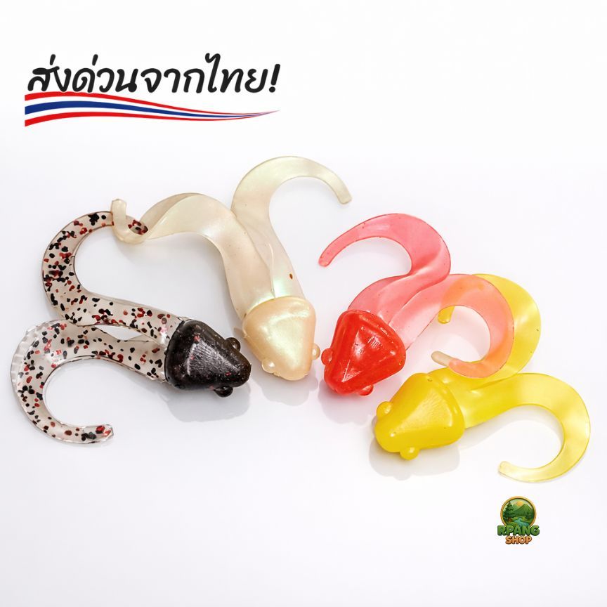 🐟 เหยื่อตกปลา รุ่นหัวโต by UREKA ดึงดูดปลาได้ดีมาก สินค้าส่งด่วนพร้อมส่งจากไทย🐟