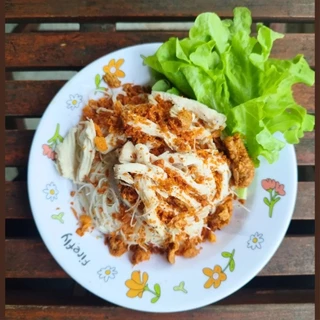 Wakey ซอสหมี่ไก่ฉีก(สูตรร้าน) ฮาลาล ซอสหมี่คลุก เส้นหมี่คลุก 300 มล.