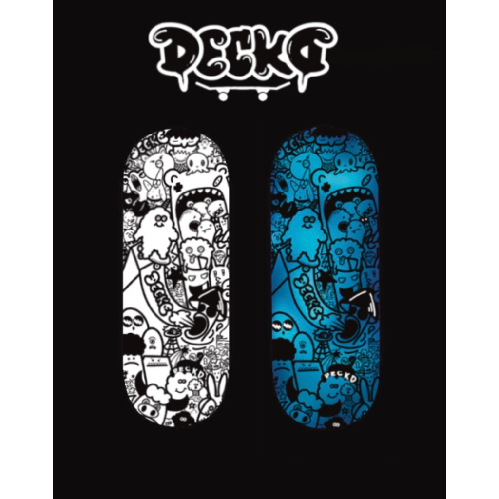 DECKD Fingerboard แผ่นฟิงเกอร์บอร์ด(แถมฟรีกริปเทป) มี2ขนาด32และ34mm