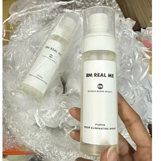 RM Real Me Puren Odor Eliminating Spray สเปรย์ดับกลิ่นเอนกประสงค์ ขนาด 100 ml ฉีดผ้า รองเท้า โซฟา กลิ่นอับต่างๆให้สดชื่น