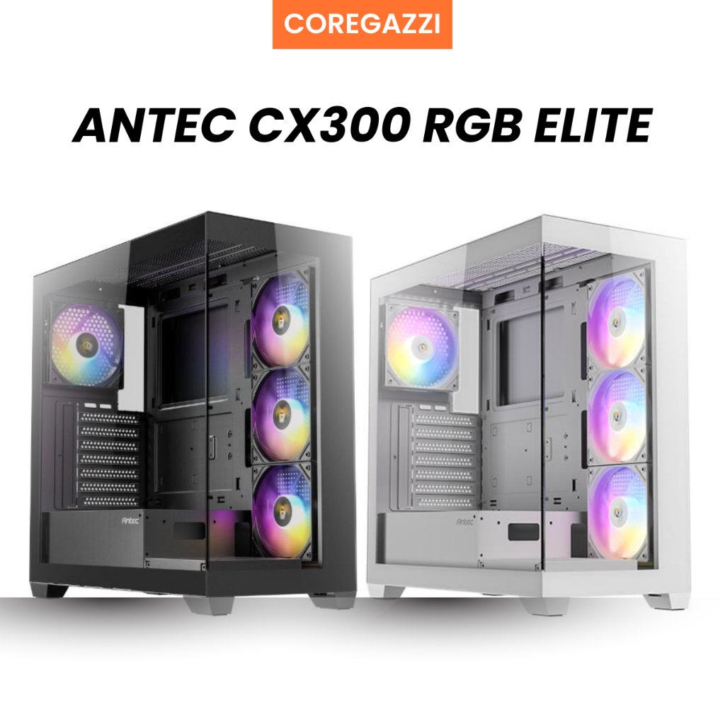 (พร้อมส่ง) เคสคอม ANTEC CX300 RGB ELITE รับประกัน 1ปี