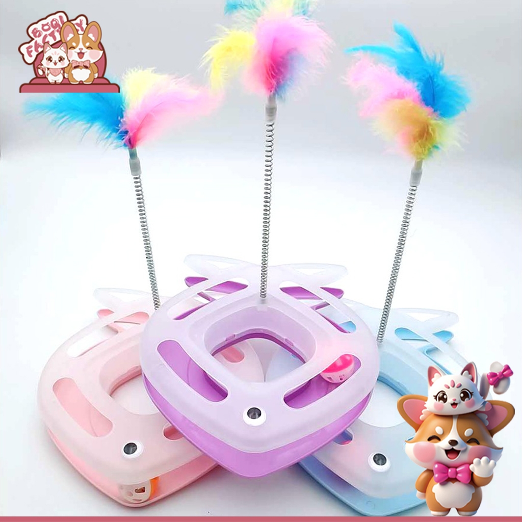 Boqi factory ของเล่นแมววงล้อรูปปลา WPS107