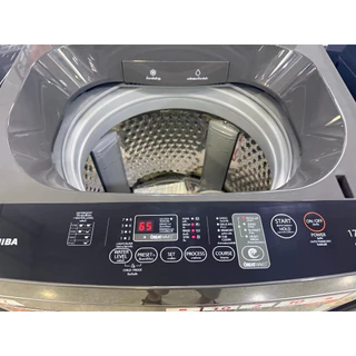 TOSHIBA เครื่องซักผ้า ระบบ INVERTER มอเตอร์ต่อตรง ความจุ 16 โล รุ่น AW-DUN1700MT(SG) ประหยัดไฟ 5 ดาว
