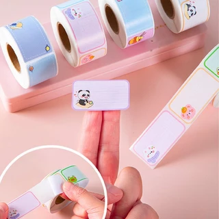 สติ๊กเกอร์ชื่อกันน้ำ 280ดวง แบบเขียนเอง สติ๊กเกอร์ติดของใช้ เด็กอนุบาล Name Sticker COD