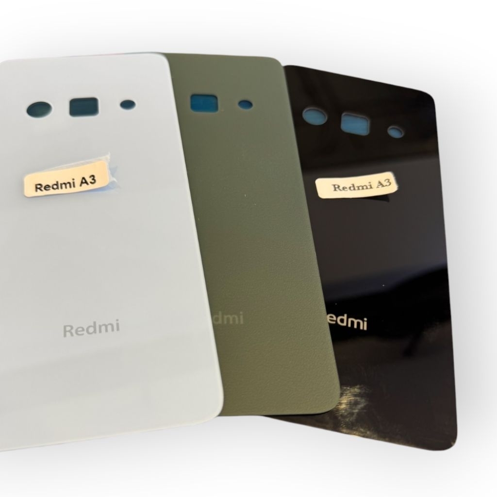 ฝาครอบแบตเตอรี่ด้านหลัง คุณภาพสูง สําหรับ Redmi A3 Back Cover Redmi A3 ฝาหลัง พร้อมกาว ยาว 1 หลอด