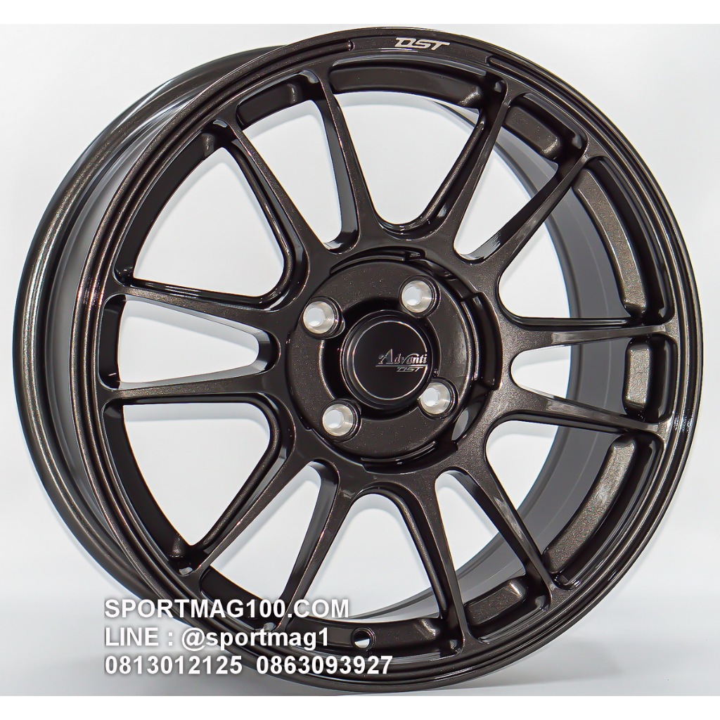 ล้อแม็กซ์ Advanti MD065 Ameros ขอบ15นิ้ว 4รู100 สีเทา กว้าง7นิ้ว Offset35 [22681]