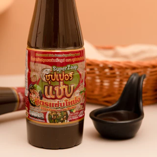 ซุปเปอร์แซ่บ น้ำปลาร้าปรุงรส สูตรแซ่บโหน่ง ฝาแดง (400ml x 1ขวด) | หอมโหน่ง หมักนานได้ที่
