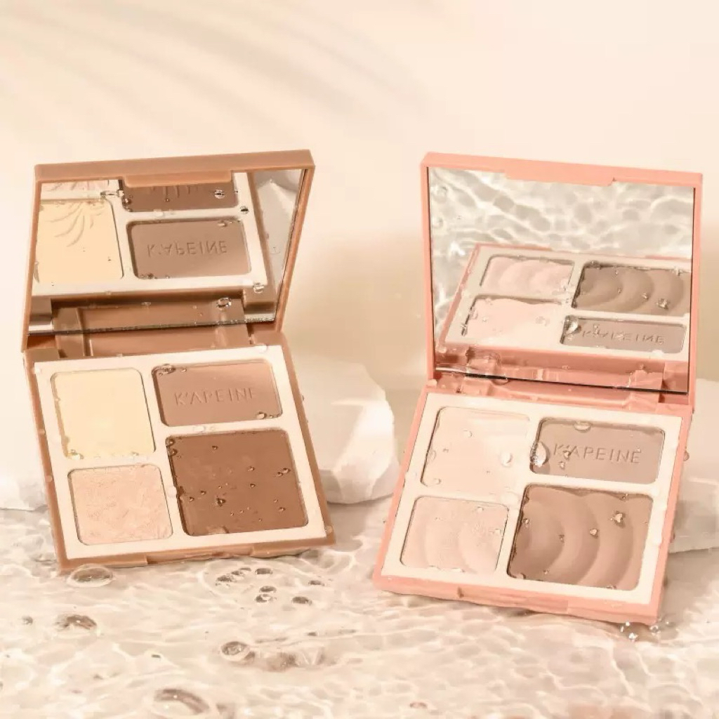 พาเลตต์​คอนทัวร์​ เฉดดิ้ง​ CALLCALL​LING​ Contour​ 4 เฉดสี สร้างมิติให้ใบหน้า​ เนื้อฝุ่น​ กันน้ำ​กัน