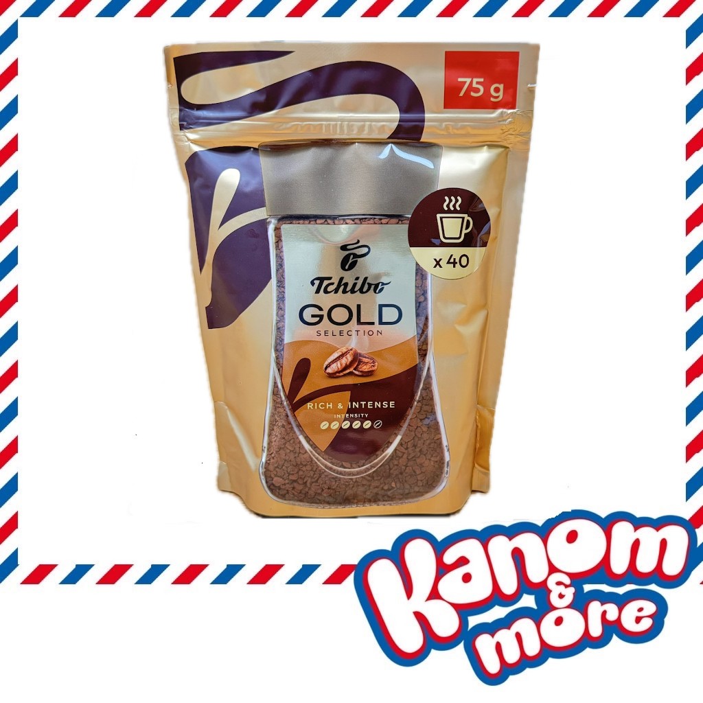 ⭐[Exp:4/2027]⭐️ทชิโบ โกลด์ ซีเล็คชั่น ซอง 75กรัม Tchibo Gold Selection 75g กาแฟสำเร็จรูป ⭐ใหม่⭐