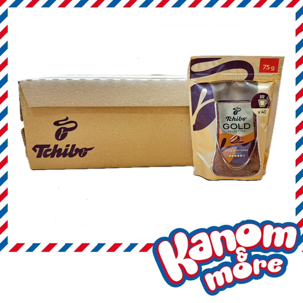 ยกลัง [Exp:4/2027] ทชิโบ โกลด์ ซีเล็คชั่น ซอง 75กรัม ยกลัง Tchibo Gold Selection 75g กาแฟสำเร็จรูป 1