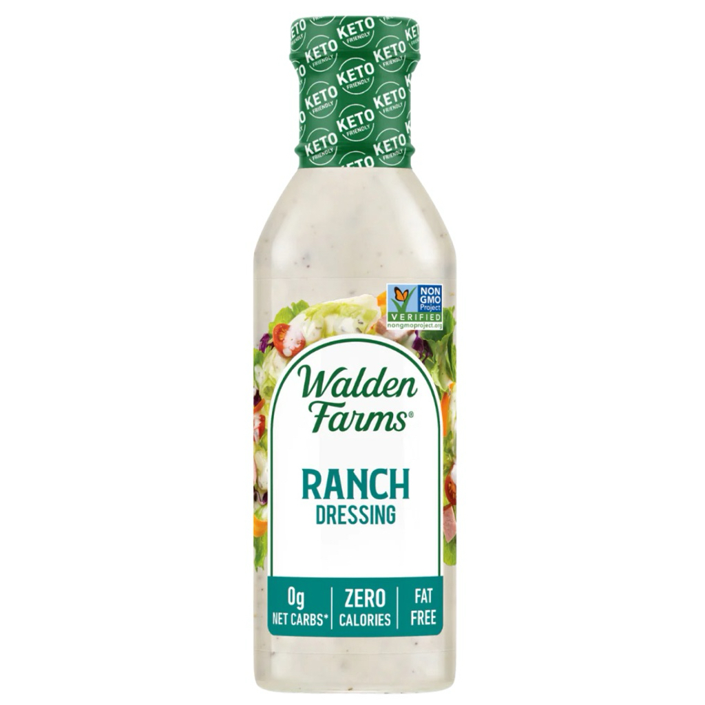 Walden Farms Ranch Dressing/Cesear Dressing/Balsamic Vinaigrette Dressing Calorie Free 355ml/Pancake