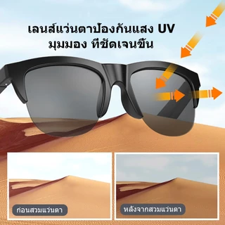 ใหม่ MG20 แว่นตากันแดดเชื่อมต่อบลูทูธไร้สาย 5.3 พร้อมไมโครโฟน เหมาะกับฟังเพลง สินค้าพร้อมส่งจากไทย แว่นตา AI บลูท
