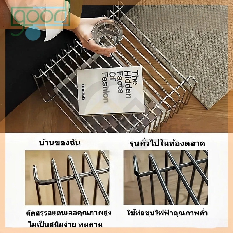 ชั้นวางหนังสือ/โต๊ะข้างสไตล์มินิมอลแบบนอร์ดิก – โซลูชั่นการจัดเก็บอเนกประสงค์สำหรับห้องนั่งเล่น มีให้เลือกหลายขนาด - รูปที่ 7