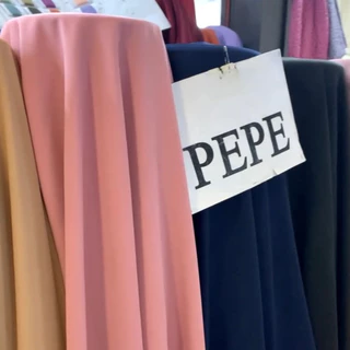 ผ้าเปเป้ (PEPE) เนื้อผ้าคุณภาพดี หน้ากว้าง60นิ้ว ผ้านิ่มทิ้งตัว