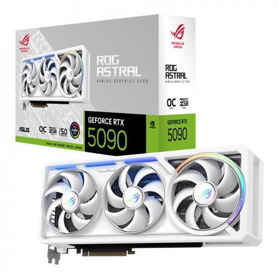 VGA (การ์ดแสดงผล) ASUS ROG ASTRAL GEFORCE RTX 5090 32GB GDDR7 WHITE OC EDITION (ROG-ASTRAL-RTX5090-O