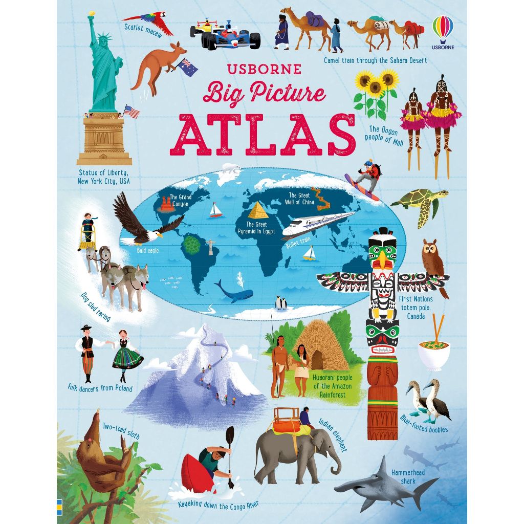 Usborne Big Picture Atlas Book