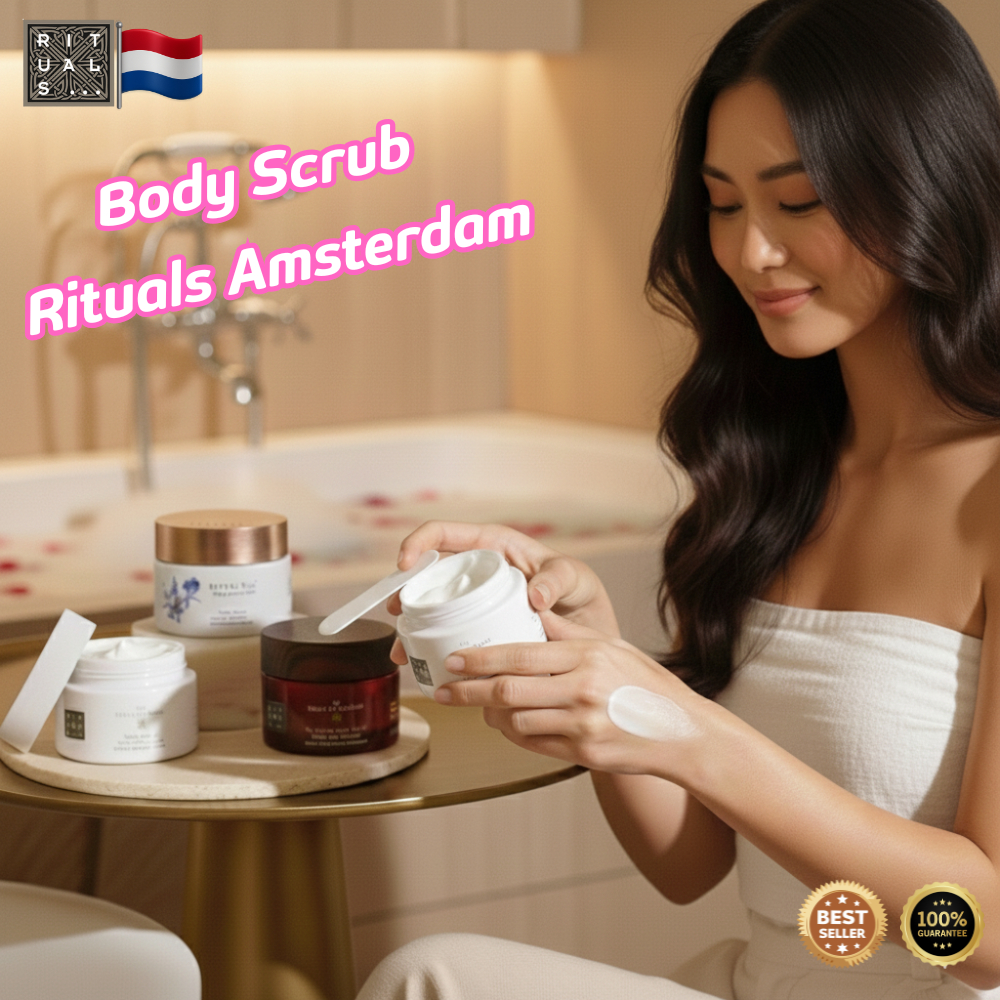 Rituals Body Scrub สครับขัดผิวสูตรอ่อนโยน ผลัดเซลล์ผิวเก่า เผยผิวนุ่มชุ่มชื้น เรียบเนียนสุขภาพดี