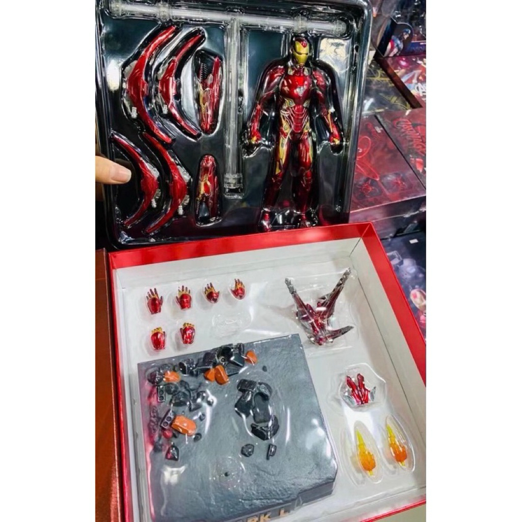 (พร้อมส่ง) ZD TOYS IRON MAN MK 50 Ver. 2.0 + LED Energy Displacer  Sentries 1/10 scale PVC Action Figure 18 cm - รูปที่ 2