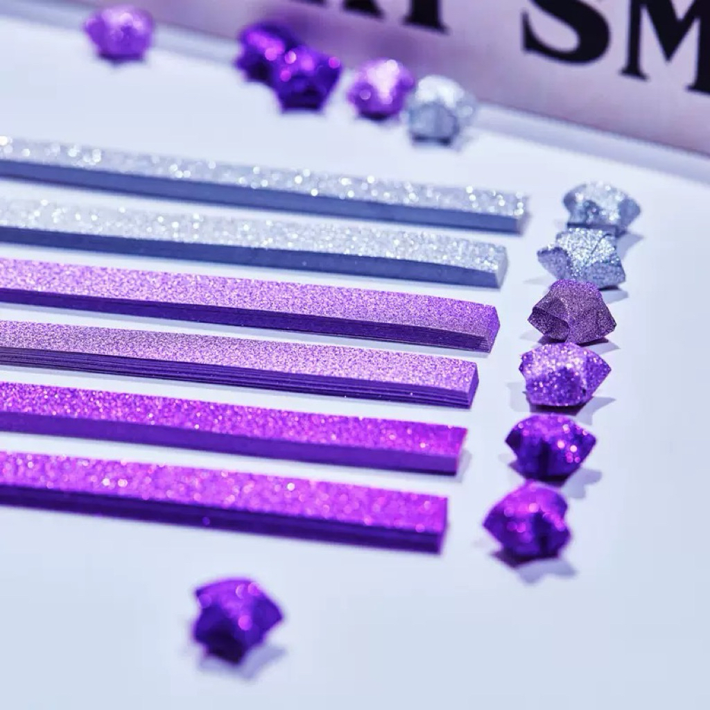 กระดาษพับดาว พับได้ 100ดวง 1x25cm - รูปที่ 5