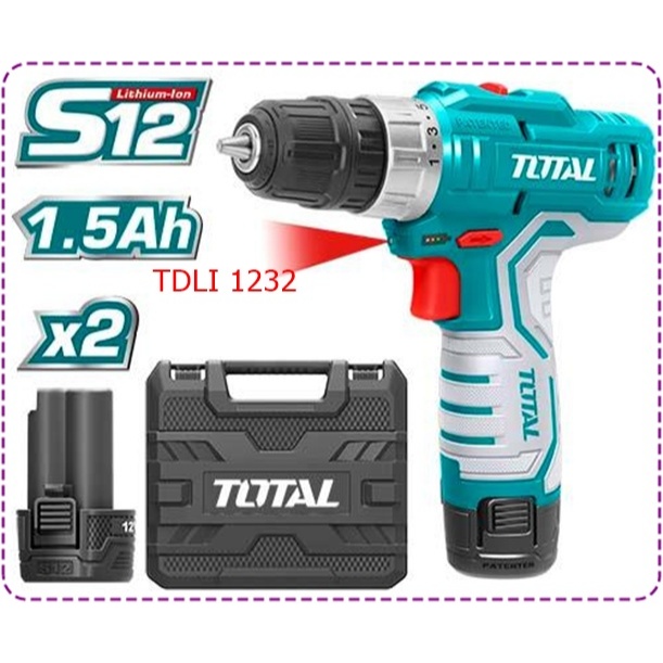 สว่านแบต 12 v  สว่านไร้สาย Total TDLI 1232 งานDIY