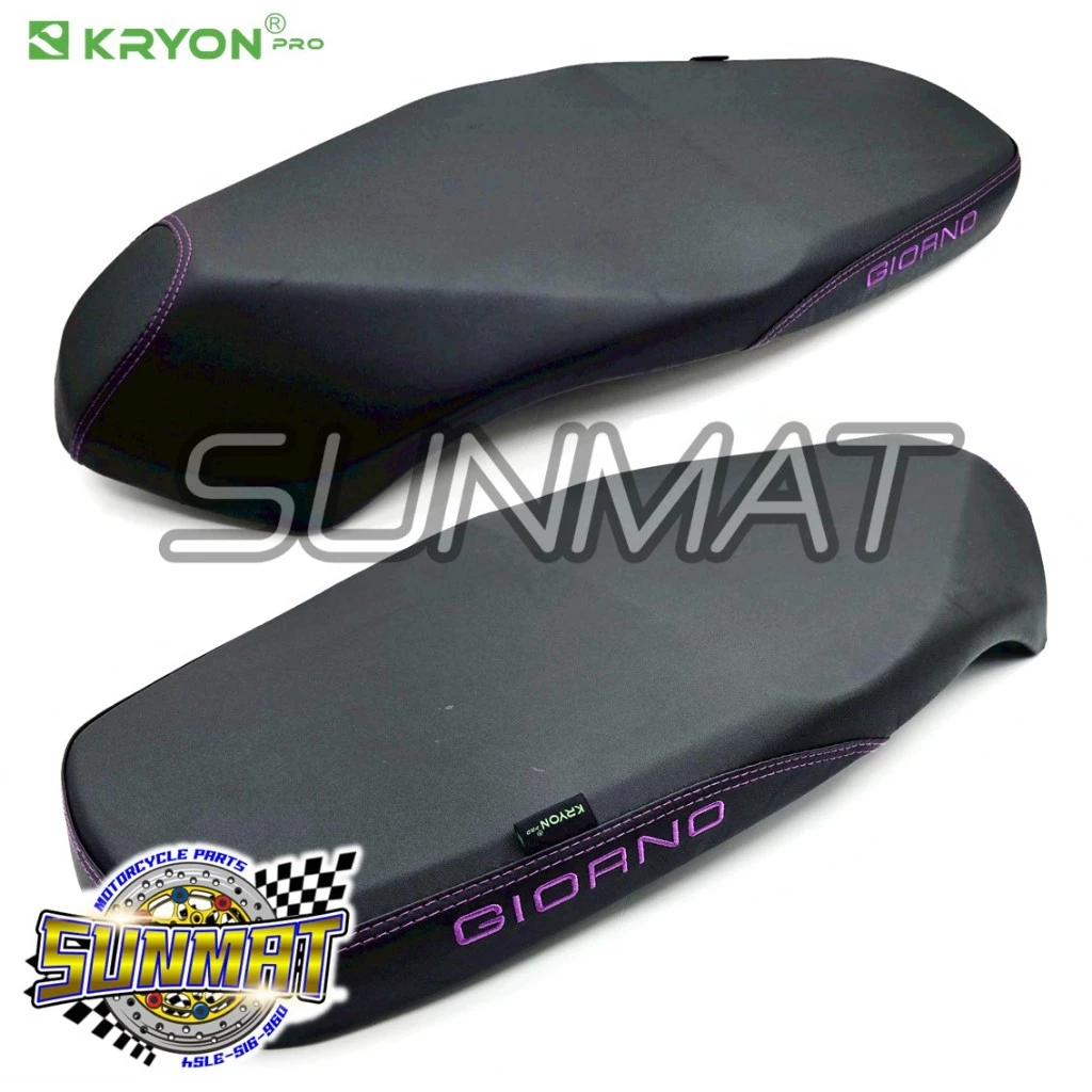 เบาะปาด GIORNO ทรงกลาง สองตอน งานปักเดินด้าย 6 สี thumbnail 4