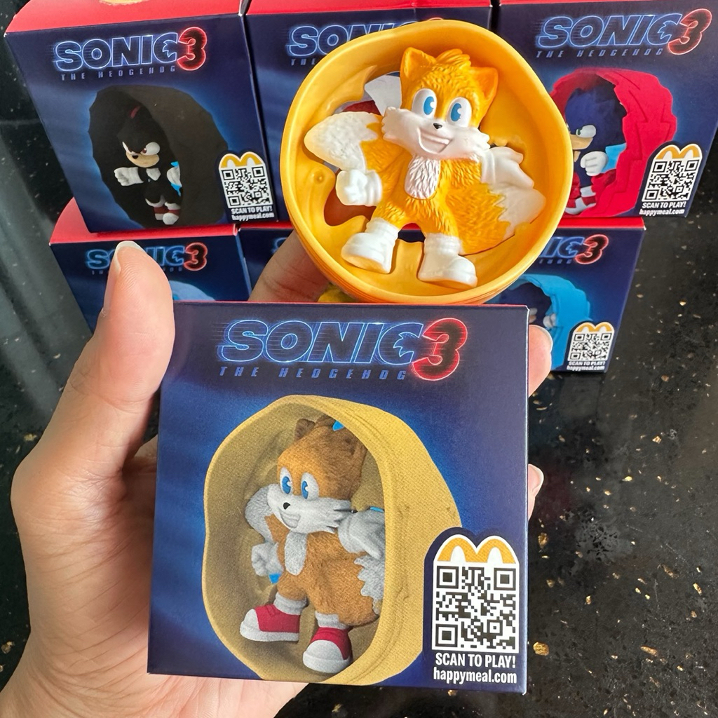 โซนิคชุดของเล่น Sonic 3 จากแมคโดนัลด์