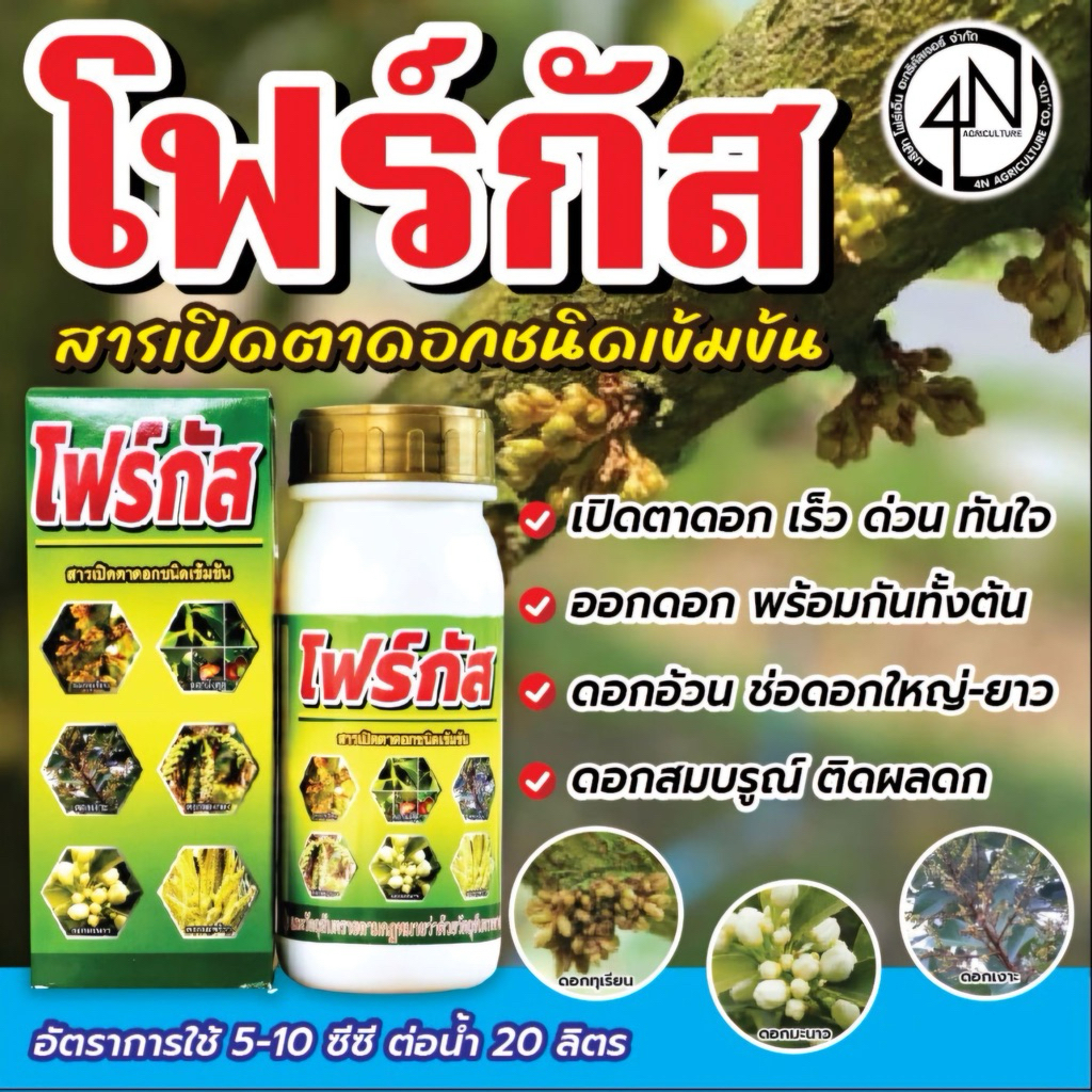 โฟร์กัส สารไคโตไซนิน เปิดตาดอก ขนาด 500 ซีซี