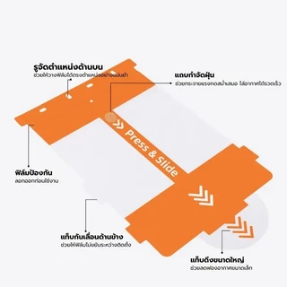 GOOJODOQ ฟิล์มกระจกไอแพด ฟิล์มกระจก Ipad ฟิล์มไอแพด ทนน้ำมัน ทนรอยนิ้วมือ เอชดี ไม่มีฟองอากาศ