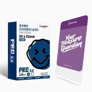 120ใบ BERYFAM ซองคลุมสลีฟ ชั้นนอก ซองใส่การ์ด ซองใส ใส่การ์ด การ์ดสะสม การ์ดไอดอล ซีรีส์ Blueberry