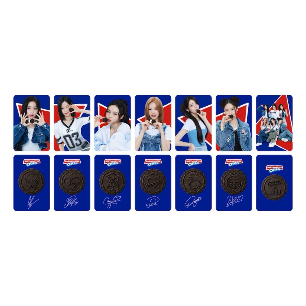การ์ด BABYMONSTER x OREO พร้อมส่ง