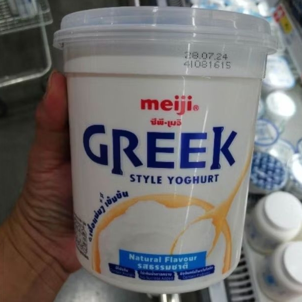 ecook​ โยเกิต​ กรีก​ ซีพี เมจิ​ meiji​ greek​ style​ yoghurt​ 500-1000g