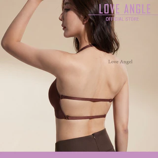 Love Angel Bra เสื้อชั้นในคอผูก หลังเรียบ สายบาง แนบกระชับ ไร้รอย บางเบา ระบายอากาศ ใส่สบาย ไม่อึดอัด 909