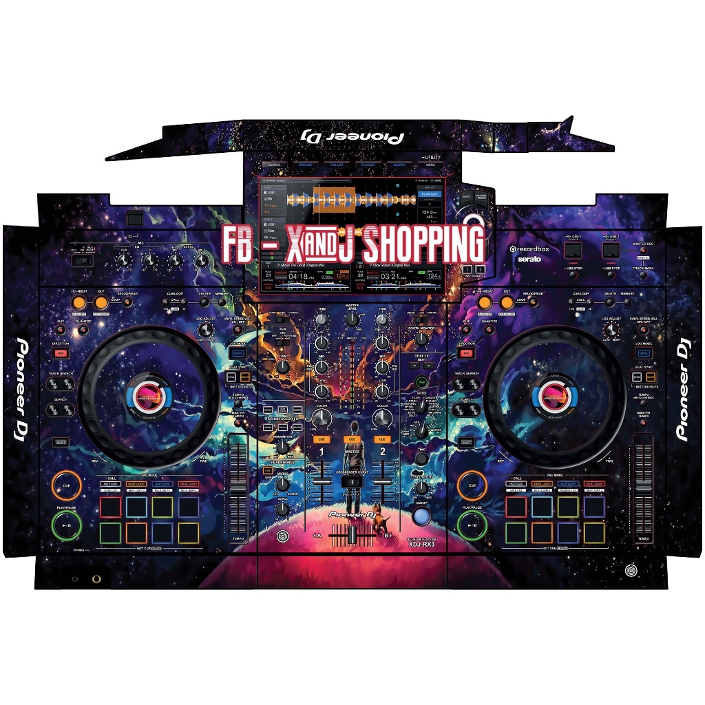 Pioneer DJ XDJ-RX3 Customize Scratch Proof Stickers