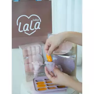 Lala bebe ลาล่าเบเบ้ | Fruit Feeder เซ็ทจุกดูดผลไม้2หัวมีฝาปิด