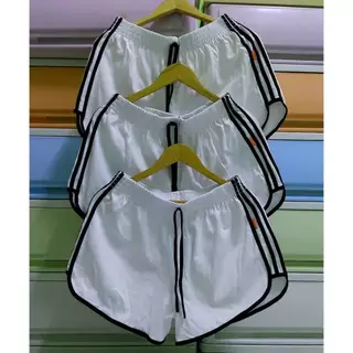 กางเกงขาสั้นผู้หญิงไซส์ใหญ่ XXL-XXXL สาวอวบสายฝอ Bigsize แต่งแถบข้างผ้าคอตตอนนุ่มใส่สบาย