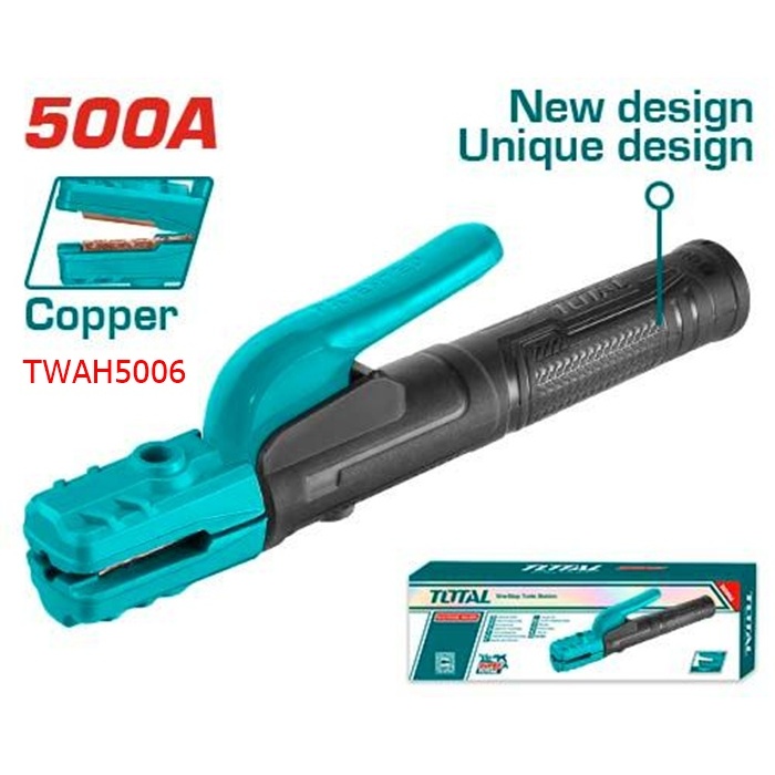 คีมจับลวดเชื่อม TWAH5006 เหมาะสําหรับเครื่องเชื่อม MMA Rated current:500A
