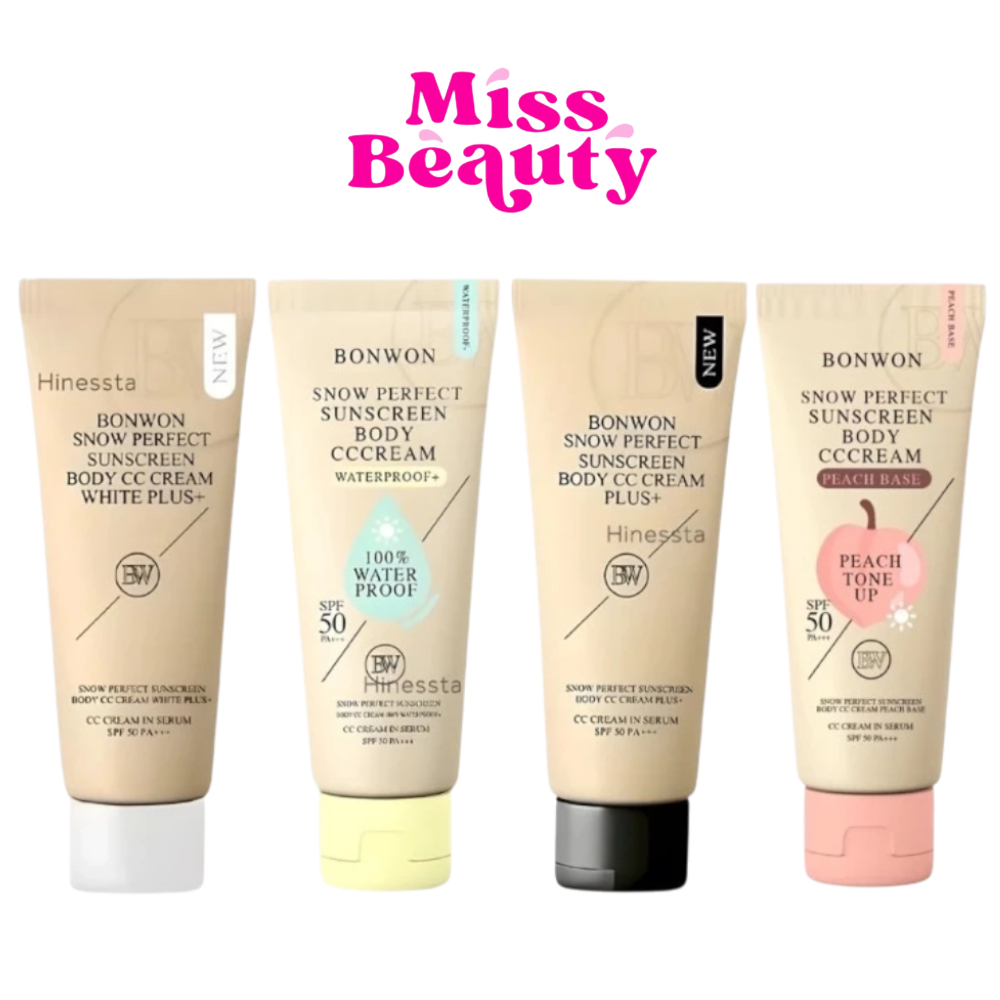BONWON SNOW PERFECT SUNSCREEN CC Cream กันแดดบอนวอน สโนว์เพอร์เฟค บอดี้ ซีซี ครีม 150 มล.