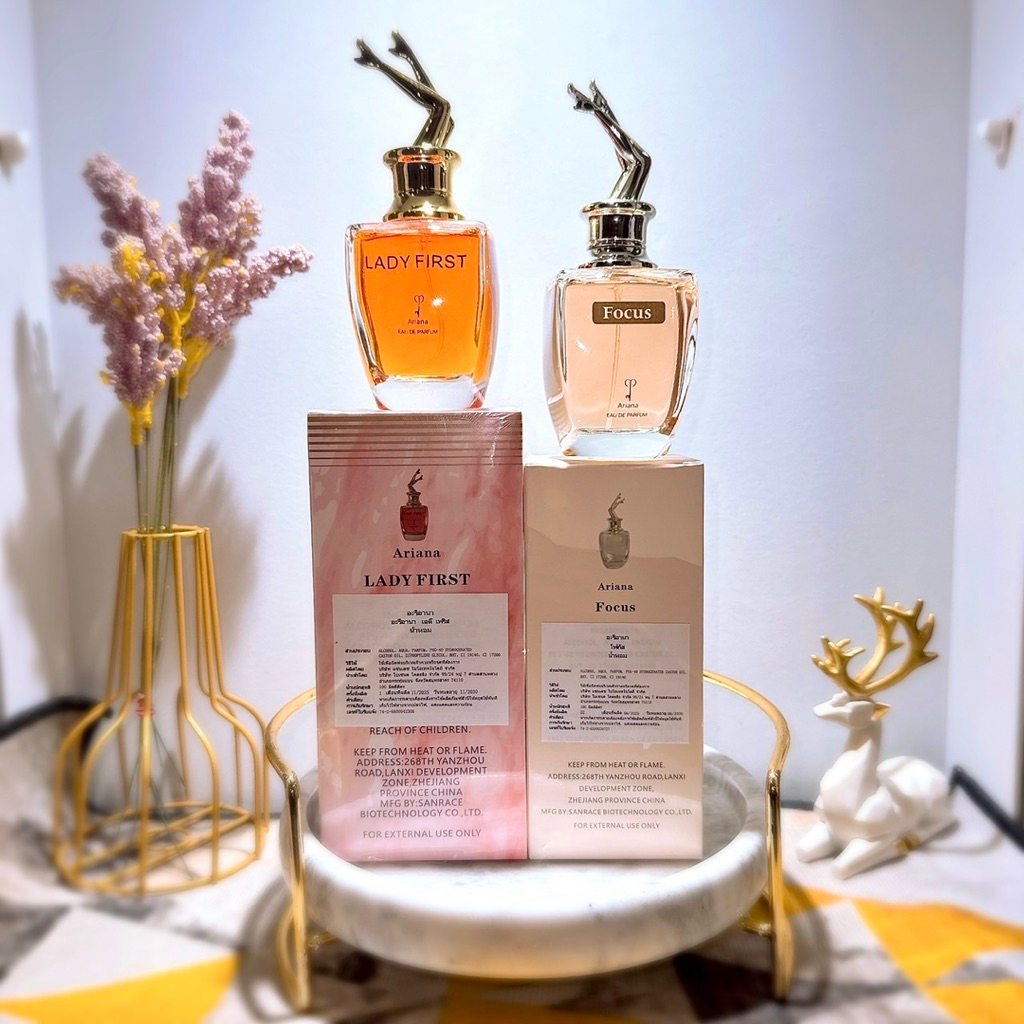 น้ำหอมแท้2กลิ่นยกขาLadyfirstAriana+ยกขาFocusAriana(ขนาด100ml.)⚡️ส่งไว🚚ส่งของทุกวัน - รูปที่ 2