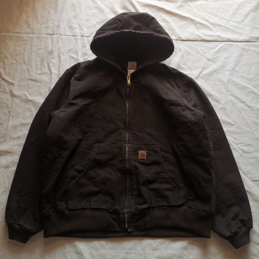 Carhartt​ Hoodies​ Jacket​ -​J130​ DKB​ (Dark​ brown)​