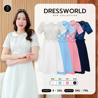 Fairyangelstore - เดรสแต่งเสื้อลายไทยกระโปรงบาน (DW9524)