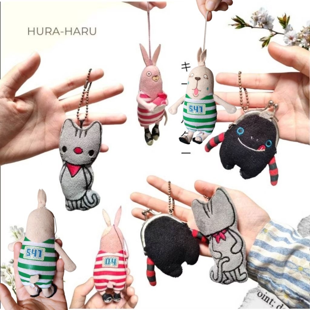 พวงกุญแจน่ารักๆ 😸/🐰/😋 Bk 001 - 002