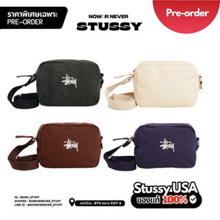 มีโค้ดลด 20% 💥 [PRE-ORDER] STUSSY CANVAS POUCH กระเป๋า ของแท…