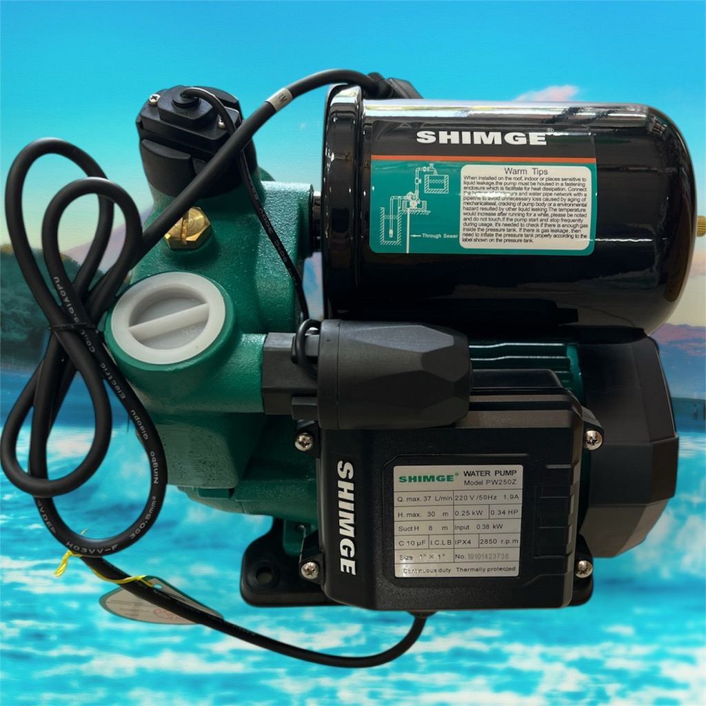 ปั๊มน้ำอัตโนมัติ 1“ Shimge PW250Z