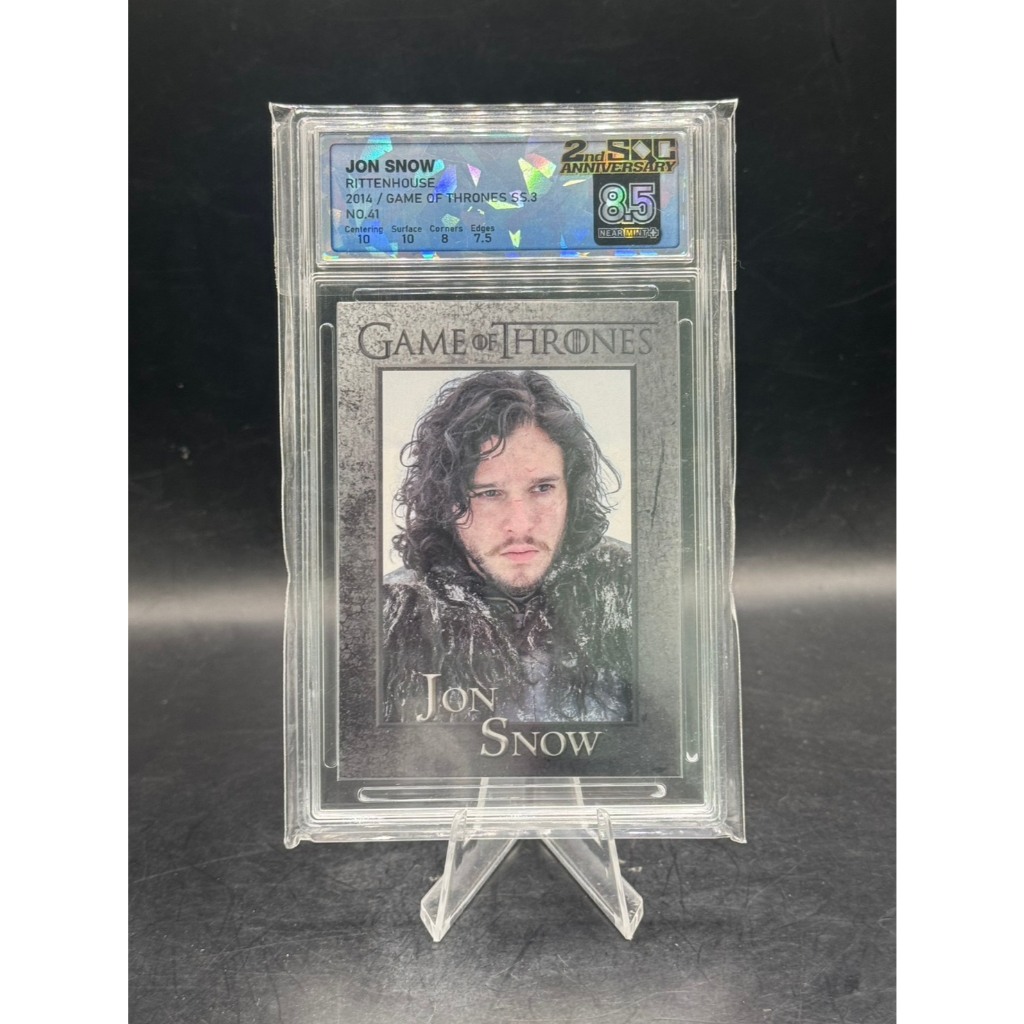 Graded Game of Thrones Season 3 #41 Jon Snow SQC 8.5 NM+