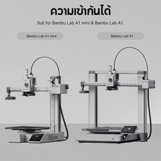 Bambu Lab A1/A1 Mini Hardened Steel Hotend Kit with 0.4/0.6/0.8mm หัวฉีดเหล็กแข็ง,การเปลี่ยนบล็อกทำความร้อน 3D144HS