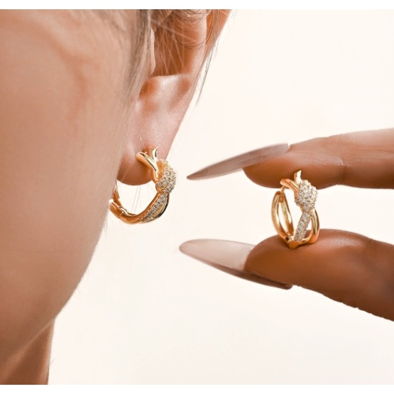 ต่างหูดีไซน์เรียบหรู เกรดพรีเมี่ยม Everyday Earrings | Minimal & Modern Design ต่างหูใส่ออกงาน ทำงาน เที่ยว