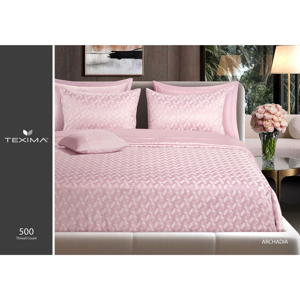 SANTAS ชุดผ้าปูที่นอน ดีไซน์ ARCHADIA  ทอ 500 เส้นด้าย Texima (ไม่รวมผ้านวม)