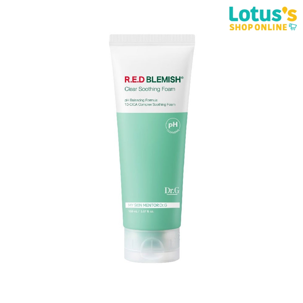 ดอกเตอร์จี พีเอช คลีนซิ่ง เคลียร์ ซูทติ้ง โฟม 150 มล. Dr.G CLEAR SOOTHING FOAM 150 ML.